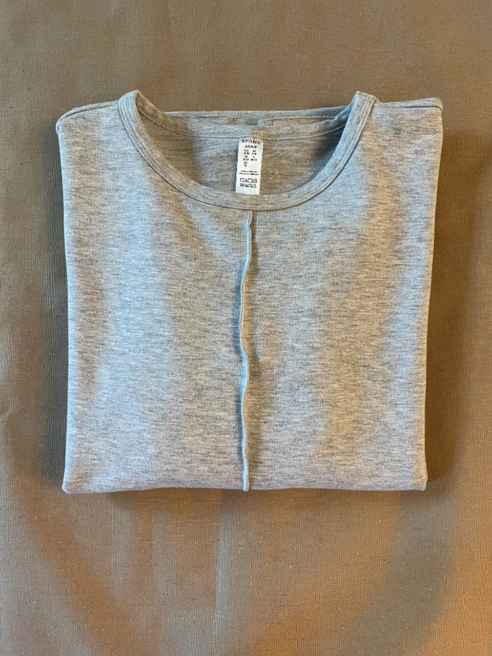 SPANX Perfect Length Dolman Sweatshirt Top Sz S 3/4 Sleeve Athleisure Lounge Gym - Picture 5 of 12